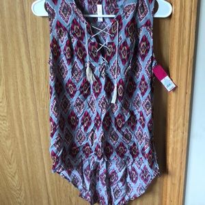 Hi-lo tank top size S